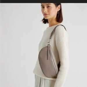 Quince Pebbled Leather Crossbody Bag